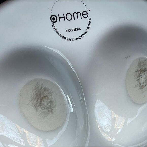 Target Home White Egg Shaped Ceramic Deviled Egg Serving Platter Plate - Picture 16 of 16